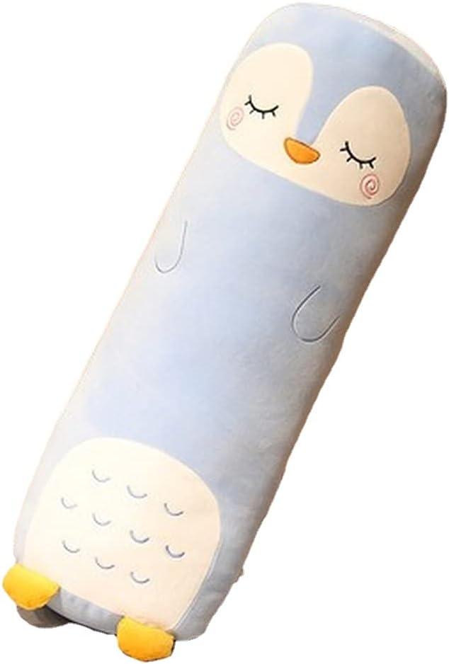 Long Plush Cute Body Pillow for Bed - Animal Shaped Penguin 27 Inch