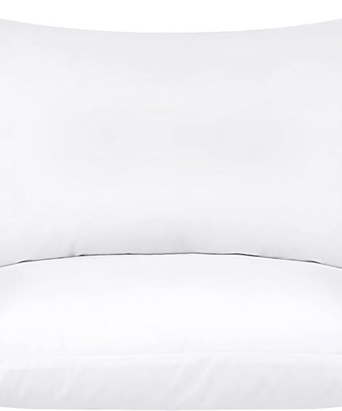Throw Pillows Insert (Pack of 2, White) - 12 x 20 Inches Bed and Couch Pillows - Indoor Decorative Pillow