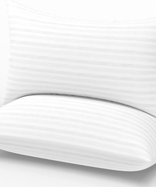 Bed Pillows  Size Set of 2  Bed Pillow for Sleeping  Pillows 2 Pack for Back, Stomach or Side Sleepers Soft and Supportive Washable Pillows for Bedroom