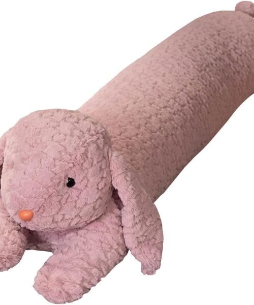 Rabbit Plush Pillow, Rabbit Stuffed Animal, Bunny Plush Long Pillow Christmas Valentine's Gift for Kids Adults (35 inch)