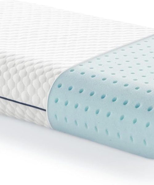 Gel Memory Foam Pillow - King Size - 1-Pack - Medium Plush Feel - Neck & Shoulder Support - For Back, Side, & Stomach Sleepers - Home, Hotel, & Hospital Essentials