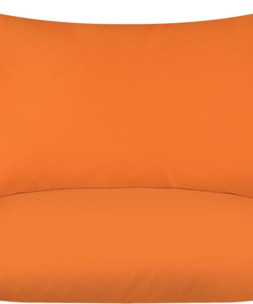 Throw Pillows Insert (Pack of 2, Orange) - 12 x 20 Inches Bed and Couch Pillows - Indoor Decorative Pillow
