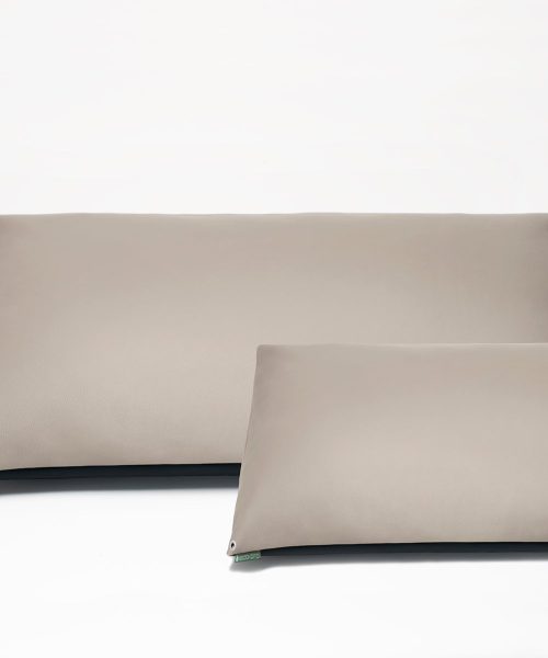 Classic Black/Stone Grey 2-Tone MINI Pillow Cover w/ Insert